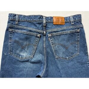 LEVI'S 540 - Mens VTG Regular Fit Straight Leg Orange Tab Jeans - USA - 38x27